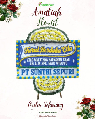 Papan Bunga Duka di Petarangan